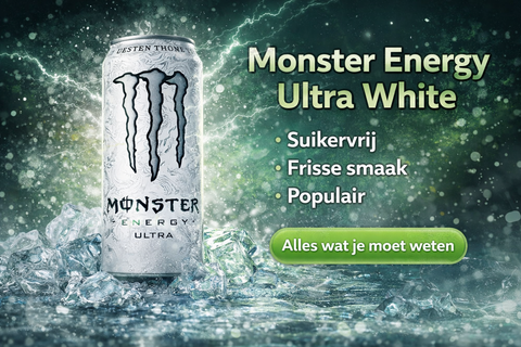 Monster Energy Ultra White: smaak, cafeïne en ingrediënten