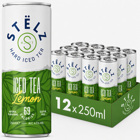 Stëlz Hard Iced Tea Lemon (12 x 250ml)