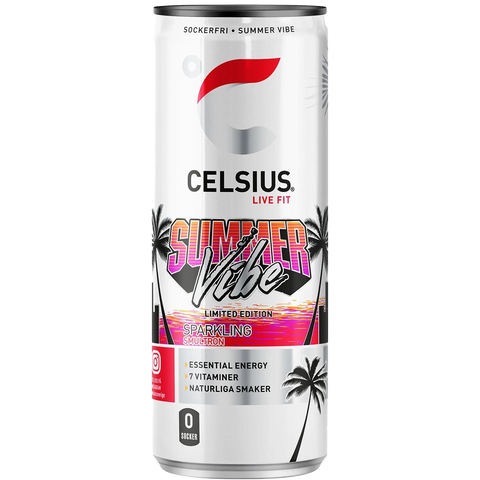 Celsius Summer Vibe Wild Strawberry 355ml