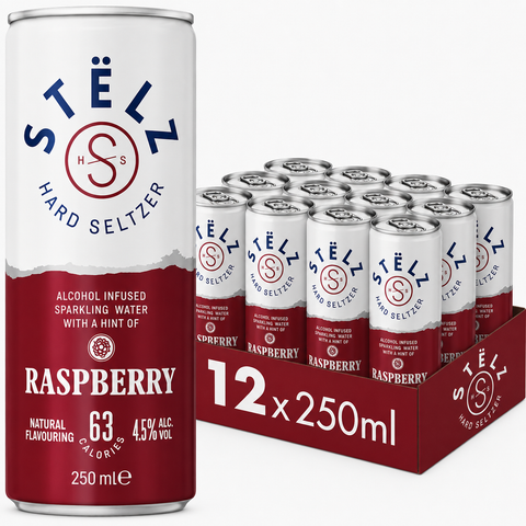 Stelz Hard Seltzer Raspberry (12x 250ml)