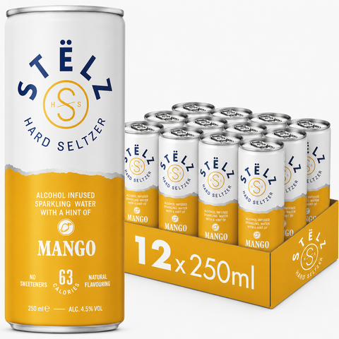 Stelz Hard Seltzer Mango (12x 250ml)