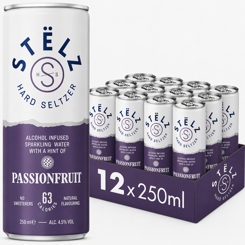 Stelz Hard Seltzer Passionfruit (12x 250ml)