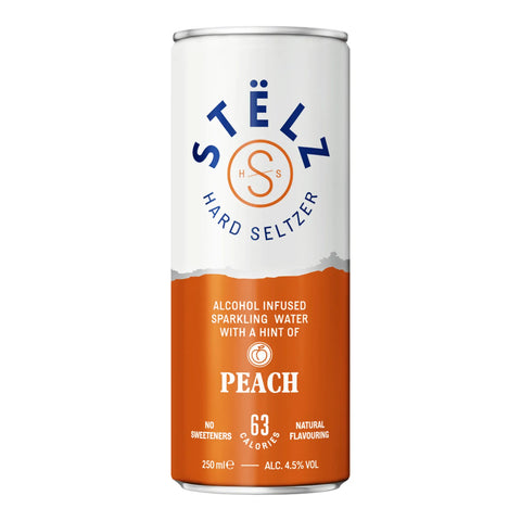 Stelz Hard Seltzer Peach (12x 250ml)
