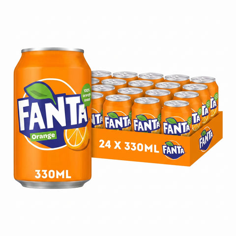 Fanta Orange 24 x 330ml tray