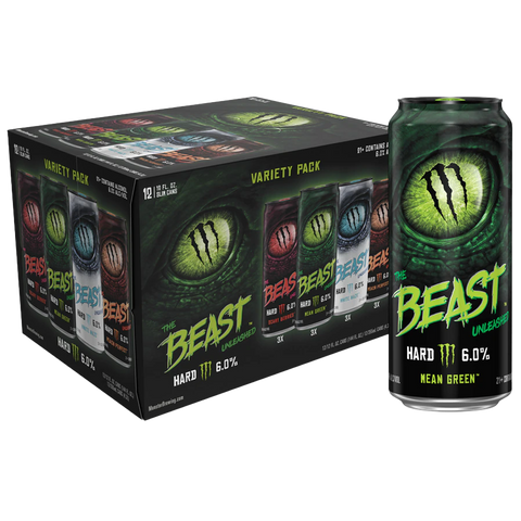 Monster Energy The Beast Variety Pack 6% (12x355ml)
