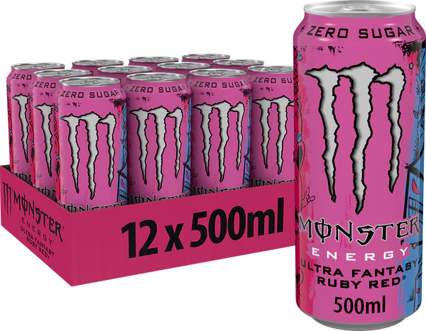 Monster Energy Ultra Fantasy Ruby Red (12 x 500ml) – Energieblikjes.nl