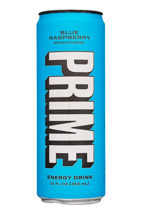 Prime Energy Drink Blue Raspberry Suikervrij 330ml