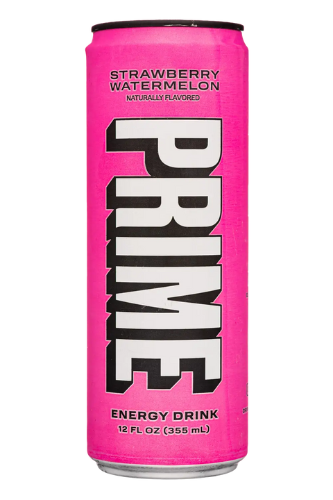 Prime Energy Strawberry Watermelon Suikervrije 330ml Blik