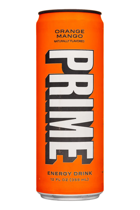 Prime Energy Drink Orange Mango 330ml Suikervrij