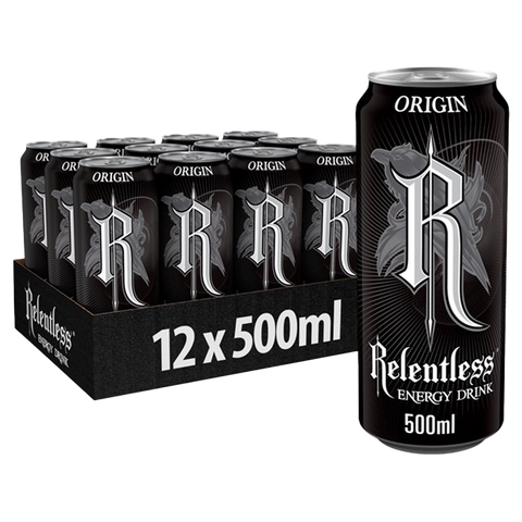 Relentless Energy Drink Origin (12 x 500ml)