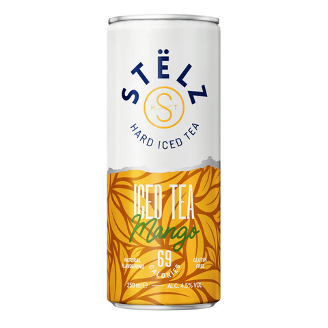 Stëlz Hard Iced Tea Mango (12 x 250ml)
