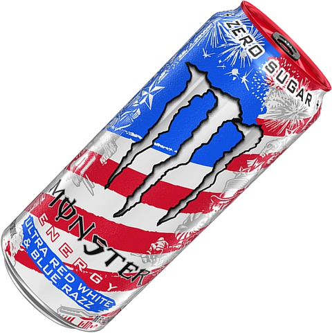Monster Energy Ultra Red White & Blue Razz blikje
